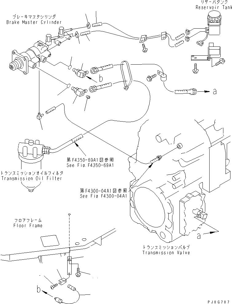 Схема запчастей Komatsu WA120-3 - УПРАВЛ-Е ТОРМОЗОМ (РЕЗЕРВН. БАК ЛИНИЯ) (ДЛЯ ЕС)(№9-) OPERATIORS ОБСТАНОВКА И СИСТЕМА УПРАВЛЕНИЯ