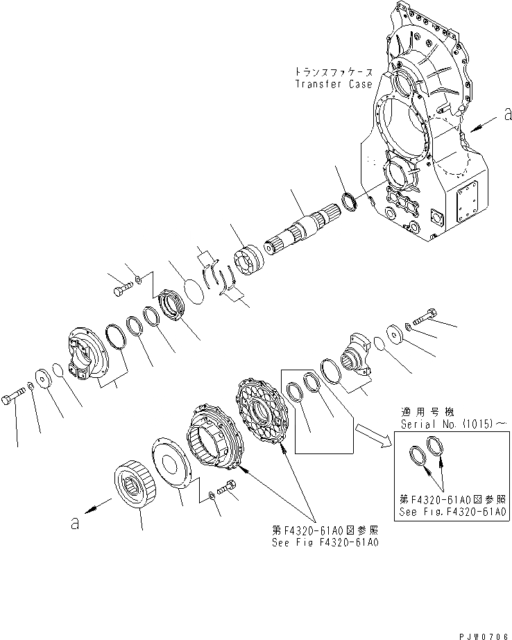 Схема запчастей Komatsu WA1200-3 - ТРАНСМИССИЯ ПЕРЕДАЧА ВЫХОД ГИДРОТРАНСФОРМАТОР И ТРАНСМИССИЯ