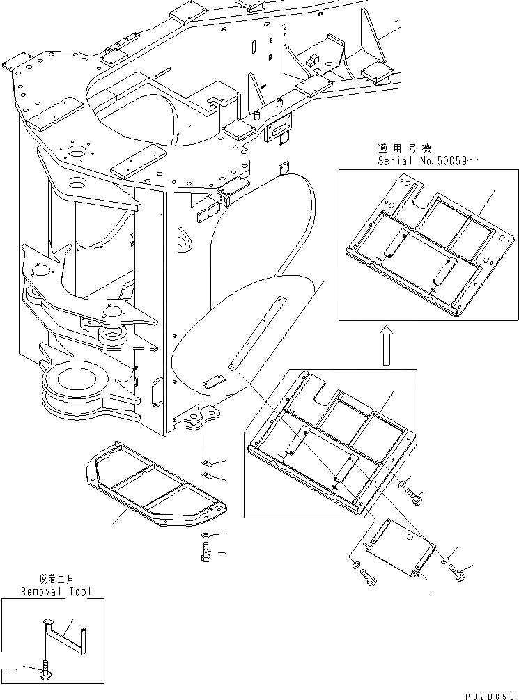 Схема запчастей Komatsu WA1200-3 - БЛОКИР. BAR И КРЫШКА(СИЛОВАЯ ПЕРЕДАЧА ЧАСТИ КОРПУСА)(РАМА НИЖН. КРЫШКА) ОСНОВНАЯ РАМА И ЕЕ ЧАСТИ