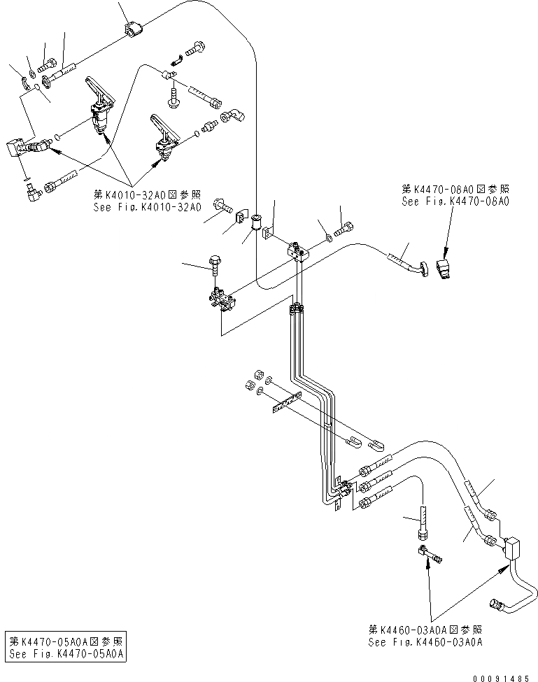 Схема запчастей Komatsu WA1200-3 - OPERATOR AREA (ПЕДАЛЬ ТОРМОЗА) (ТОРМОЗНАЯ ГИДРОЛИНИЯ) (/)(№79-) ОСНОВН. КОМПОНЕНТЫ И РЕМКОМПЛЕКТЫ