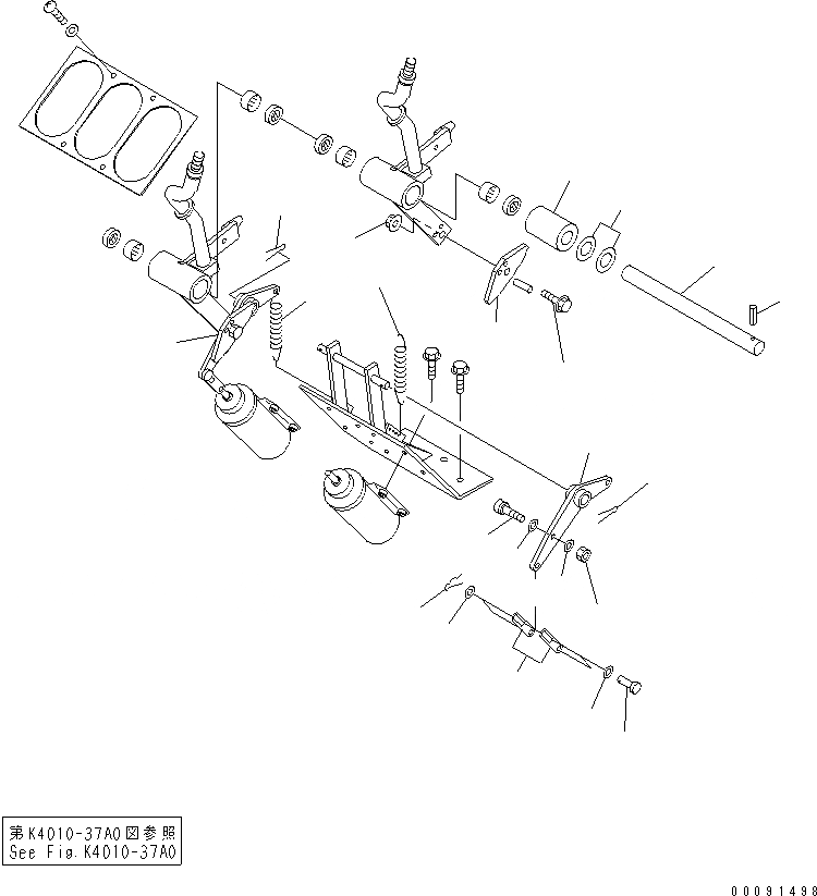 Схема запчастей Komatsu WA1200-3 - OPERATOR AREA (РЫЧАГ УПРАВЛЕНИЯ РАБОЧИМ ОБОРУДОВАНИЕМ) (/)(№79-) ОСНОВН. КОМПОНЕНТЫ И РЕМКОМПЛЕКТЫ