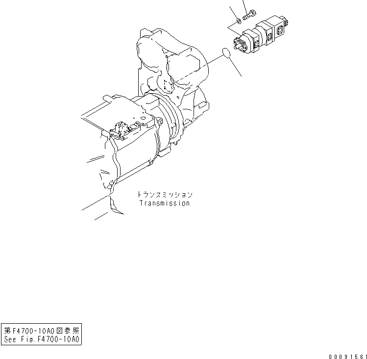 Схема запчастей Komatsu WA1200-3 - ЗАДН. РАМА (ТРАНСМИССИЯ НАГНЕТАЮЩ. НАСОС) (ТРАНСМИССИЯ НАГНЕТАЮЩ. НАСОС ЭЛЕМЕНТЫ КРЕПЛЕНИЯ)(№79-) ОСНОВН. КОМПОНЕНТЫ И РЕМКОМПЛЕКТЫ