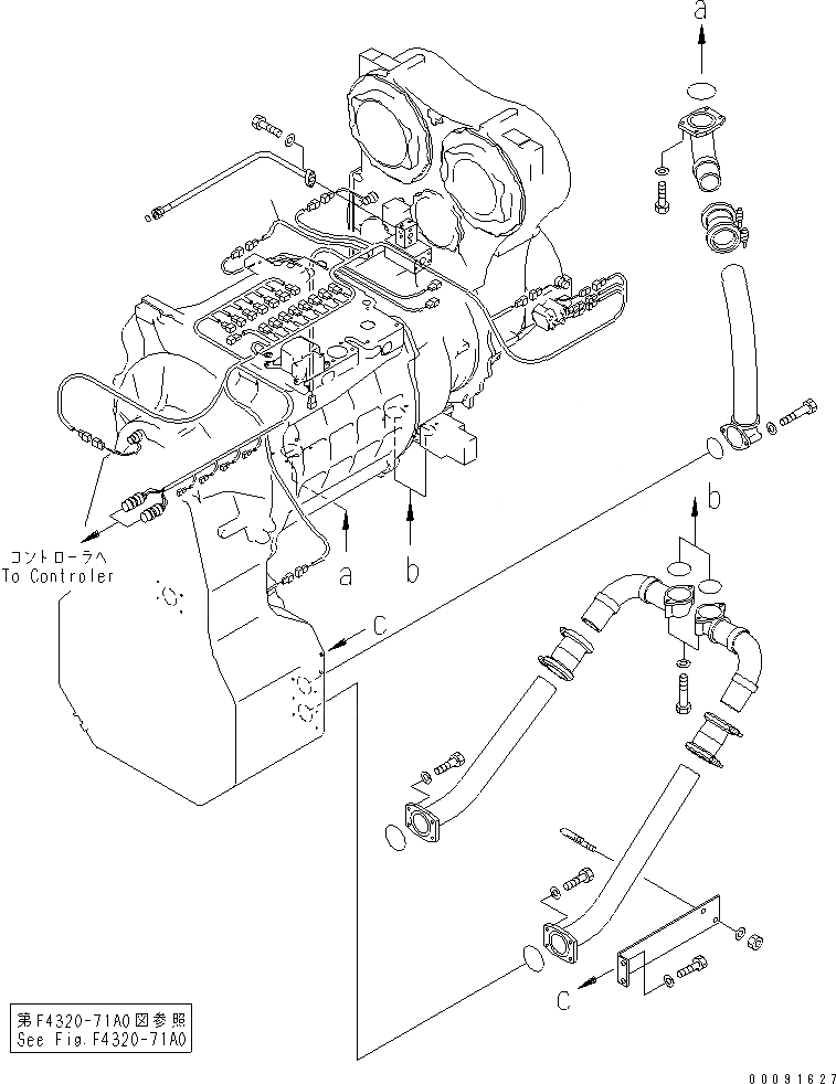 Схема запчастей Komatsu WA1200-3 - ЗАДН. РАМА (ТРАНСМИССИЯ И ГИДРОТРАНСФОРМАТОР ASSEMBLY) (ТРАНСМИССИЯ Э/ПРОВОДКА)(№79-) ОСНОВН. КОМПОНЕНТЫ И РЕМКОМПЛЕКТЫ