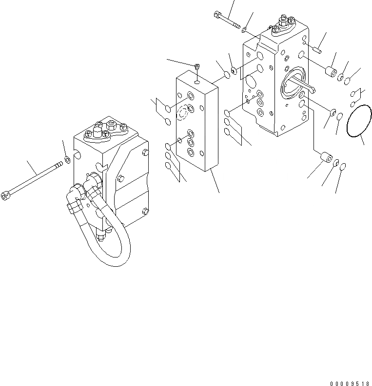 Схема запчастей Komatsu WA1200-3 - ПЕРЕКЛЮЧАТЕЛЬ НАСОС (/) ОСНОВН. КОМПОНЕНТЫ И РЕМКОМПЛЕКТЫ