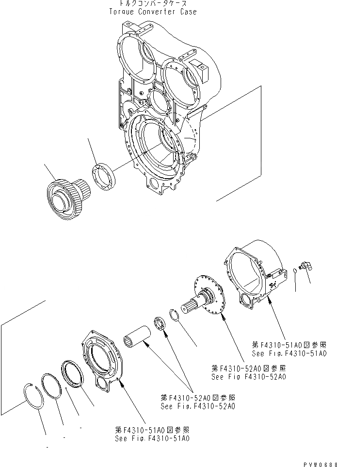 Схема запчастей Komatsu WA1200-3 - ГИДРОТРАНСФОРМАТОР MODULATE МУФТА (/) (ПРИВОД) ГИДРОТРАНСФОРМАТОР И ТРАНСМИССИЯ