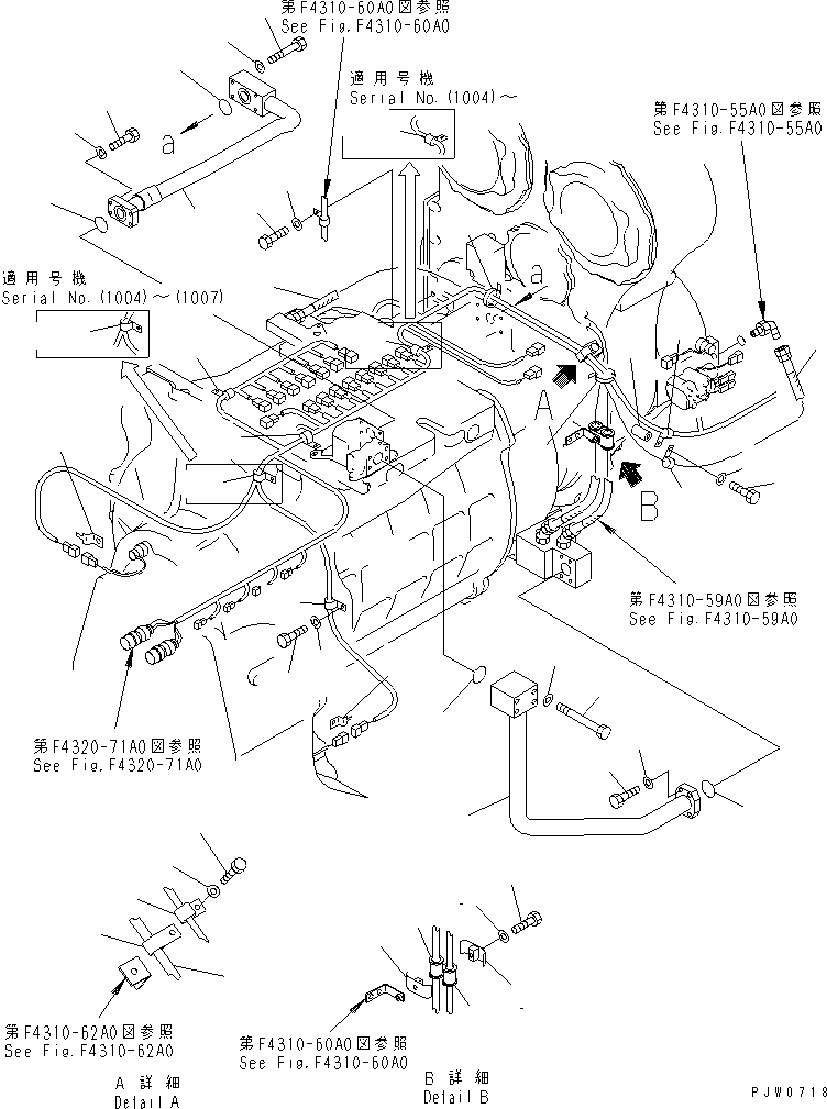 Схема запчастей Komatsu WA1200-3 - ТРАНСМИССИЯ WIRNING Э/ПРОВОДКА И ТРУБЫ (/)(№-(7)) ГИДРОТРАНСФОРМАТОР И ТРАНСМИССИЯ