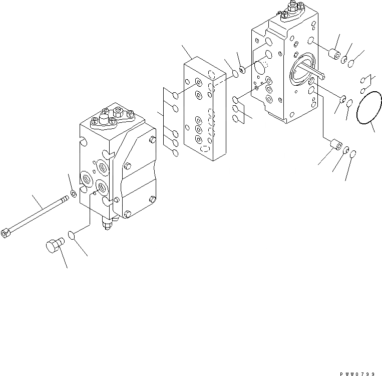 Схема запчастей Komatsu WA1200-3 - ПОГРУЗ. НАСОС (/) (NO. НАСОС) ОСНОВН. КОМПОНЕНТЫ И РЕМКОМПЛЕКТЫ