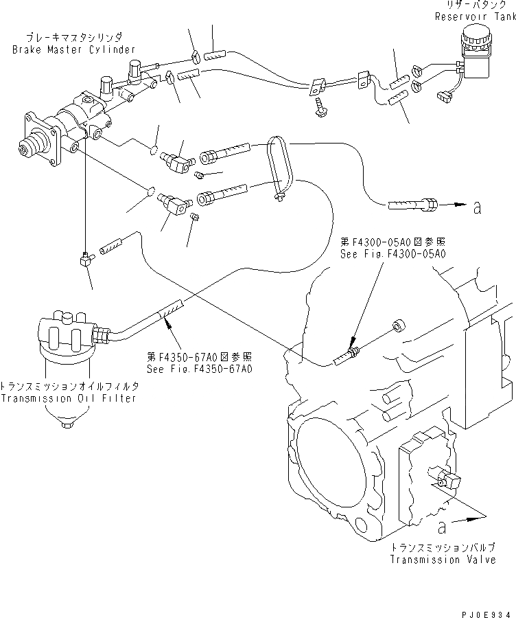 Схема запчастей Komatsu WA120L-3 - ПОЛ (УПРАВЛ-Е ТОРМОЗОМ) (PIPNG)(№-) OPERATIORS ОБСТАНОВКА И СИСТЕМА УПРАВЛЕНИЯ