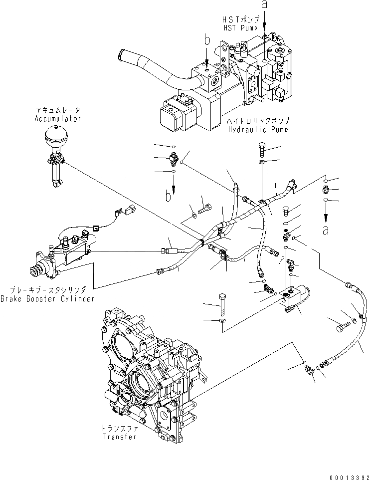 Схема запчастей Komatsu WA150-5 - INCHING УПРАВЛ-Е КАБИНА ОПЕРАТОРА И СИСТЕМА УПРАВЛЕНИЯ