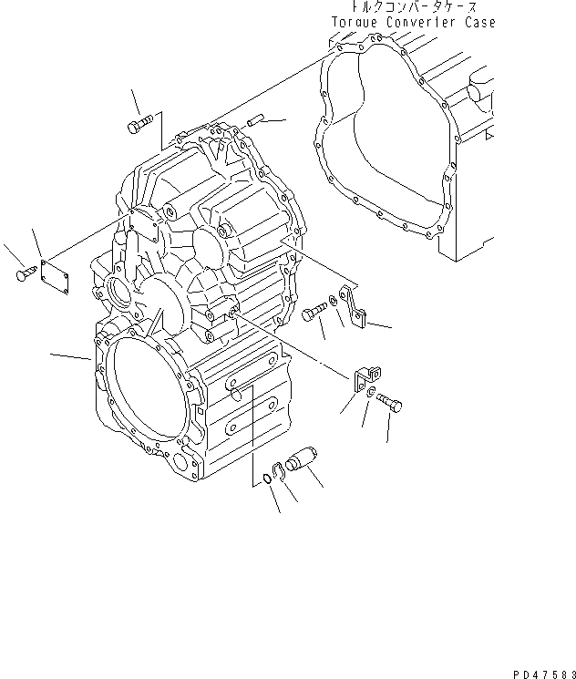 Схема запчастей Komatsu WA150-3-X - ЭЛЕКТРИКА (КАБИНА ЛИНИЯ) (С КАБИНОЙ)(№-) КОМПОНЕНТЫ ДВИГАТЕЛЯ И ЭЛЕКТРИКА