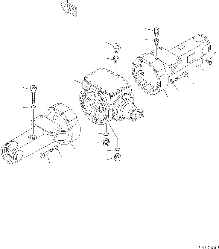 Схема запчастей Komatsu WA150-3-X - ЭЛЕКТРИКА (ЗАДН. ОСВЕЩЕНИЕ)(№-) КОМПОНЕНТЫ ДВИГАТЕЛЯ И ЭЛЕКТРИКА