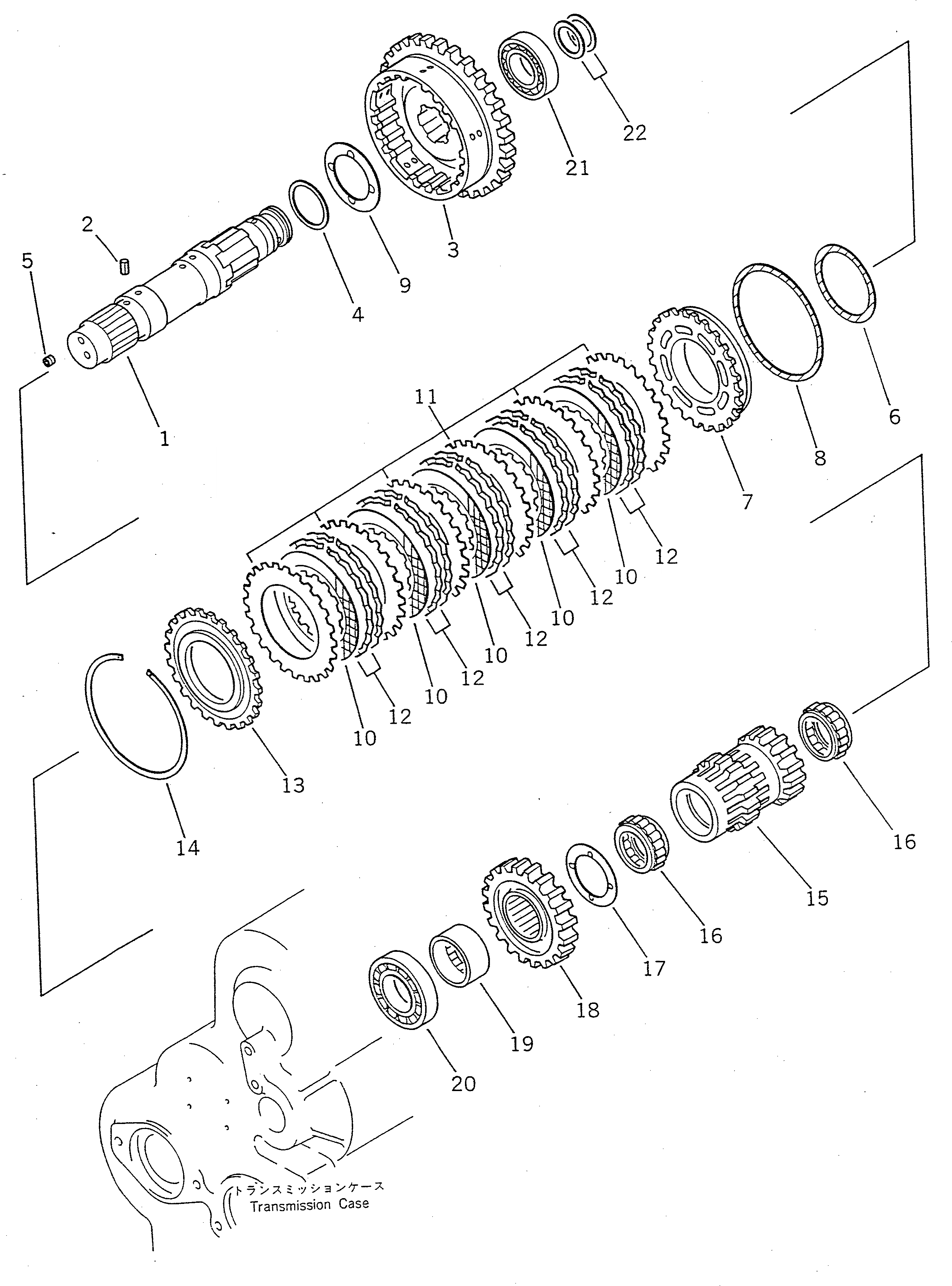 Схема запчастей Komatsu WA150-1 - 1 МУФТА (TBG/ABE СПЕЦ-Я.)(№-9999) СПЕЦ. APPLICATION ЧАСТИ
