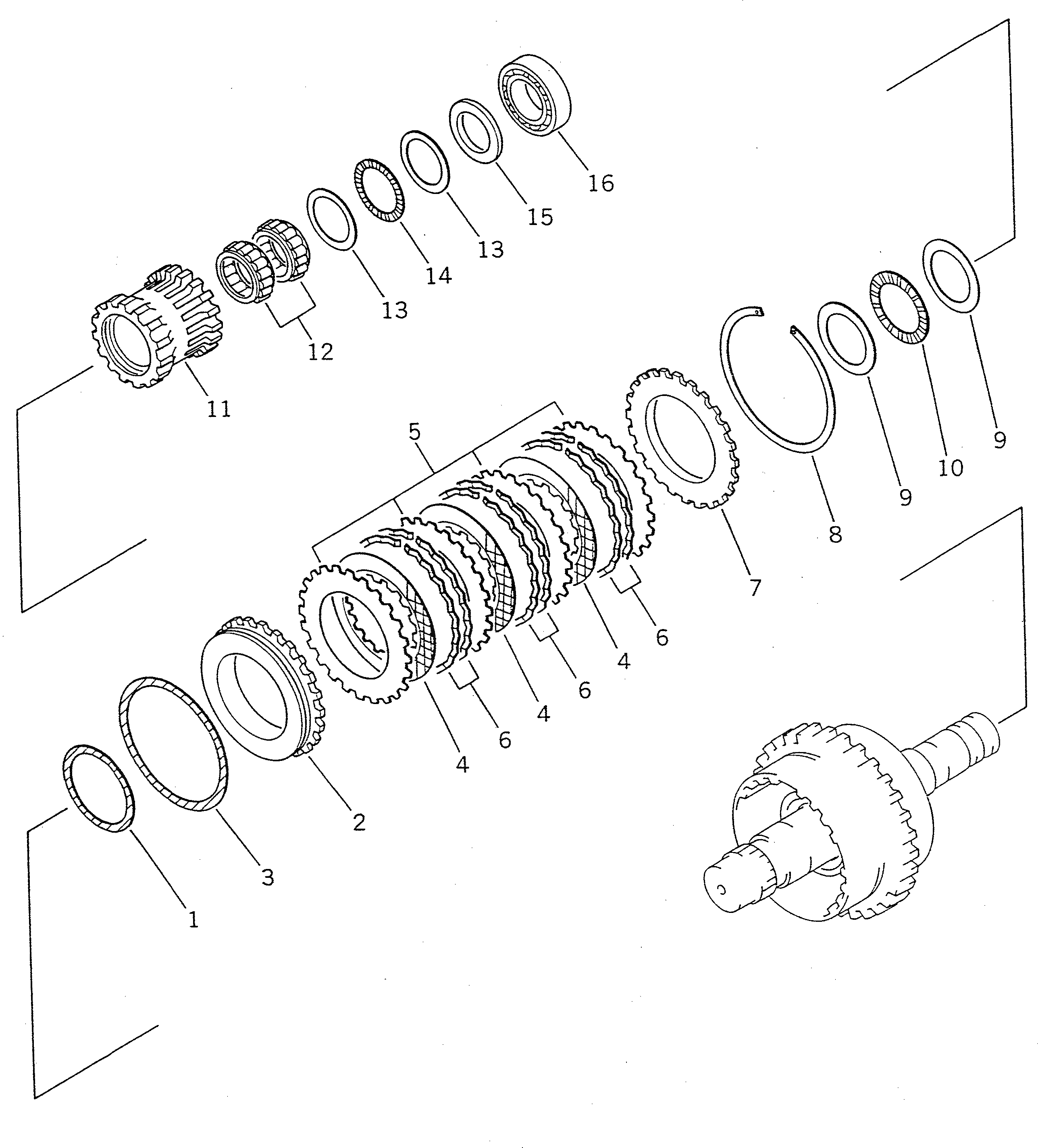 Схема запчастей Komatsu WA150-1 - 3 МУФТА (TBG/ABE СПЕЦ-Я.)(№-9999) СПЕЦ. APPLICATION ЧАСТИ