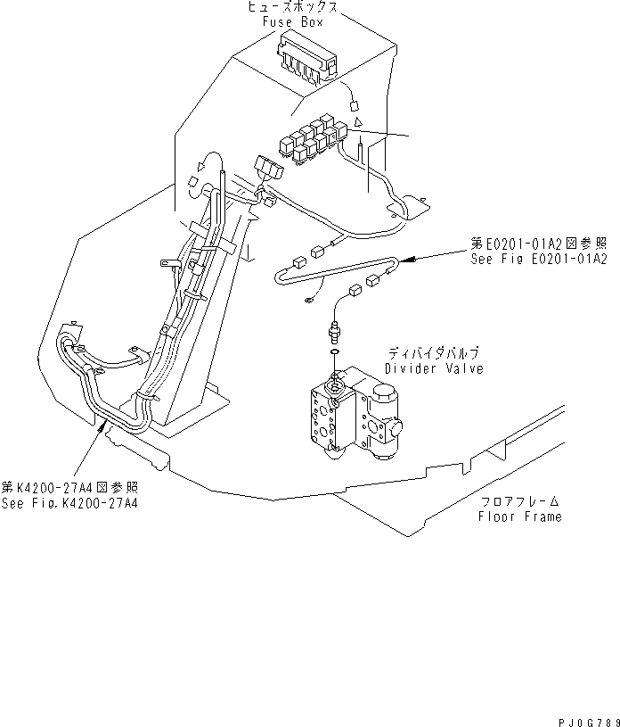 Схема запчастей Komatsu WA150-3 - ПОЛ (ЭЛЕКТРИКА) (РЕЛЕ) (С ЭКСТРЕНН. УПРАВЛ.)(№-) КАБИНА ОПЕРАТОРА И СИСТЕМА УПРАВЛЕНИЯ