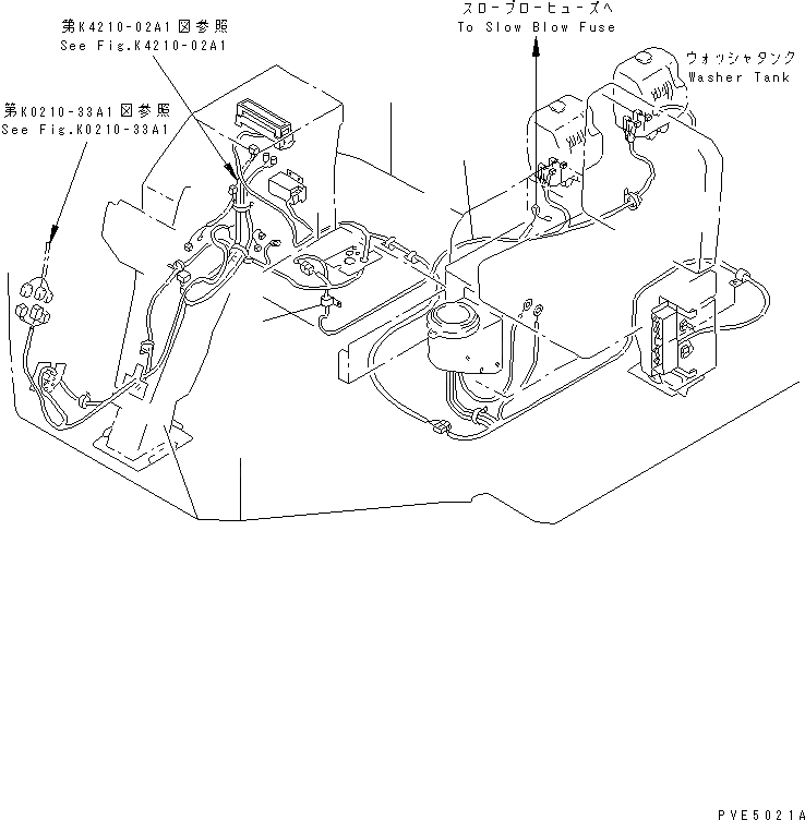 Схема запчастей Komatsu WA150-3-SN - ОСНОВН. Э/ПРОВОДКА (ЗАДН. ПОЛ Э/ПРОВОДКА ЛИНИЯ) (С КАБИНОЙ ДЛЯ 2 ЧЕЛ.) ЭЛЕКТРИКА