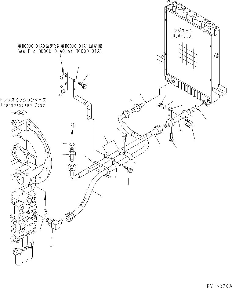 Схема запчастей Komatsu WA150-3-SN - ГИДРОТРАНСФОРМАТОР И ТРАНСМИССИЯ ЛИНИЯ(№9-) ТРАНСМИССИЯ