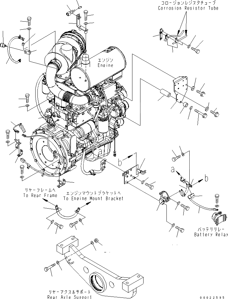 Схема запчастей Komatsu WA150-5 - Э/ПРОВОДКА ДВИГАТЕЛЯ (/) (STARTER Э/ПРОВОДКА И ДАТЧИК) КОМПОНЕНТЫ ДВИГАТЕЛЯ