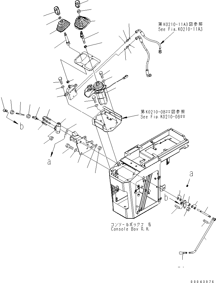 Схема запчастей Komatsu WA150-5 - ПОЛ (УПРАВЛЕНИЕ ПОГРУЗКОЙ) (/) (КЛАПАН PPCAND РЫЧАГ) (ДЛЯ MONO И -НАВЕСН. ОБОРУД РЫЧАГ) КАБИНА ОПЕРАТОРА И СИСТЕМА УПРАВЛЕНИЯ