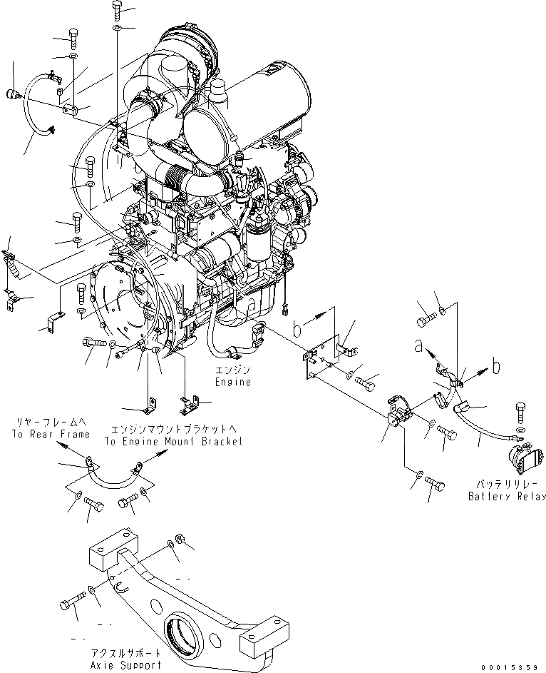 Схема запчастей Komatsu WA150-5-A - Э/ПРОВОДКА ДВИГАТЕЛЯ (/) (STARTER Э/ПРОВОДКА И ДАТЧИК) (ДЛЯ ТАХОГРАФ) КОМПОНЕНТЫ ДВИГАТЕЛЯ