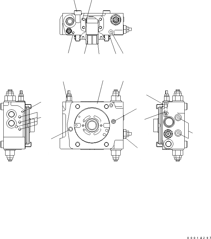 Схема запчастей Komatsu WA150-5-SS - НАСОС (/) ОСНОВН. КОМПОНЕНТЫ И РЕМКОМПЛЕКТЫ
