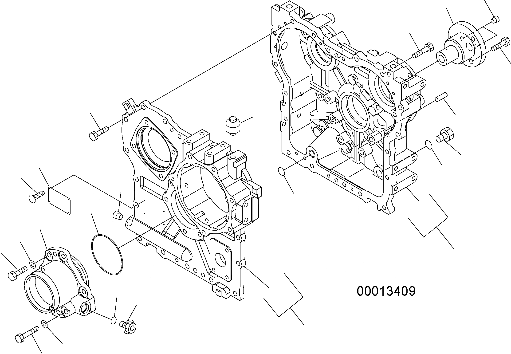 Схема запчастей Komatsu WA150-5 - ПЕРЕДАЧА (/ - КОРПУС) F ТРАНСМИССИЯ