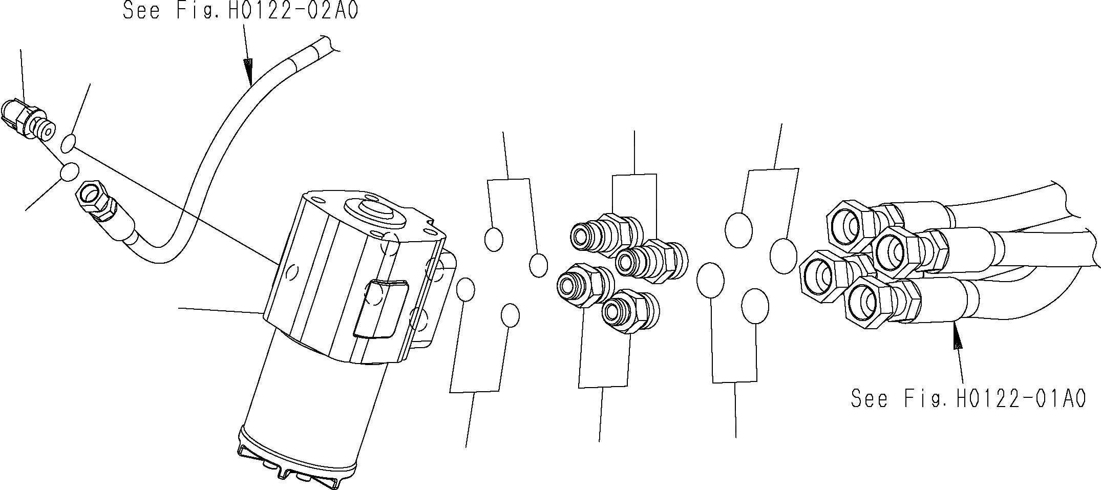 Схема запчастей Komatsu WA150-5 - РУЛЕВ. УПРАВЛЕНИЕ ЗАПРАШИВАЮЩ. КЛАПАН H ГИДРАВЛИКА
