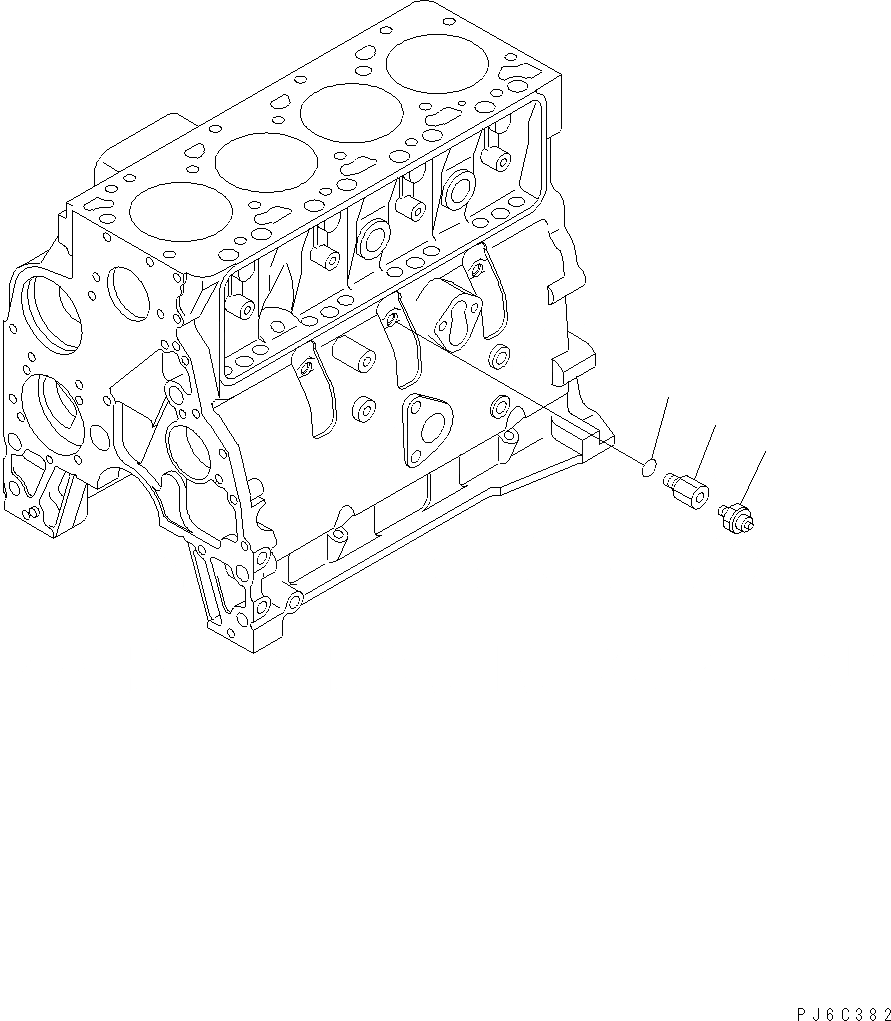 Схема запчастей Komatsu WA150PZ-5 - МАСЛ. PRESSURE ПЕРЕКЛЮЧАТЕЛЬ AA ДВИГАТЕЛЬ