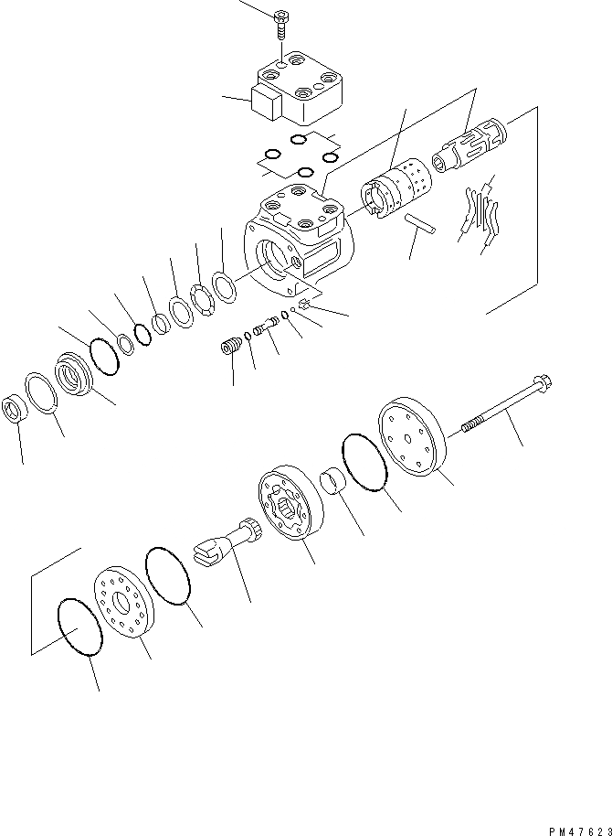 Схема запчастей Komatsu WA180-3 - КЛАПАН РУЛЕВОГО УПРАВЛЕНИЯ(№-) РУЛЕВ. УПРАВЛЕНИЕ И СИСТЕМА УПРАВЛЕНИЯ