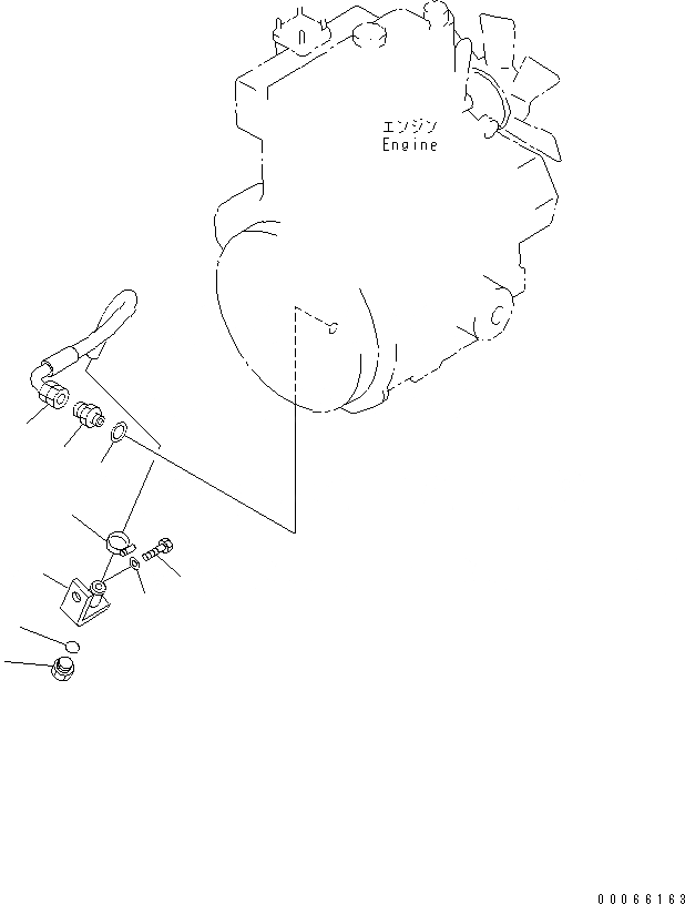 Схема запчастей Komatsu WA20-2 - КОМПОНЕНТЫ ДВИГАТЕЛЯ КОМПОНЕНТЫ ДВИГАТЕЛЯ