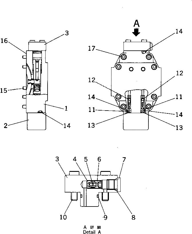 Схема запчастей Komatsu WA20-2 - МОТОР ХОДА (ВНУТР. ЧАСТИ) (УПРАВЛ-Е ГРУППА)(№-) ОСНОВН. КОМПОНЕНТЫ И РЕМКОМПЛЕКТЫ