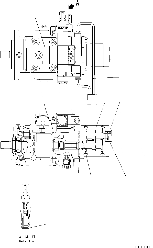 Схема запчастей Komatsu WA20-2 - ОСНОВН. НАСОС (ВНУТР. ЧАСТИ)(№8-89) ОСНОВН. КОМПОНЕНТЫ И РЕМКОМПЛЕКТЫ