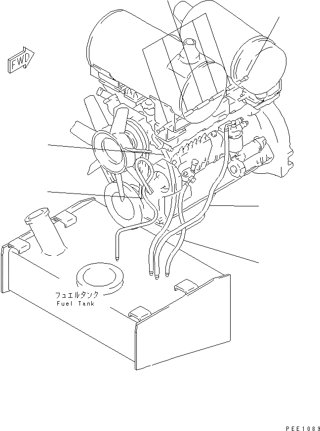 Схема запчастей Komatsu WA200-3-X - ЧАСТИ ДЛЯ ПЕРИОДИЧ. ЗАМЕНЫ (/) (ТОПЛИВН. ШЛАНГИ)(№-) КАТАЛОГИ ЗЧ