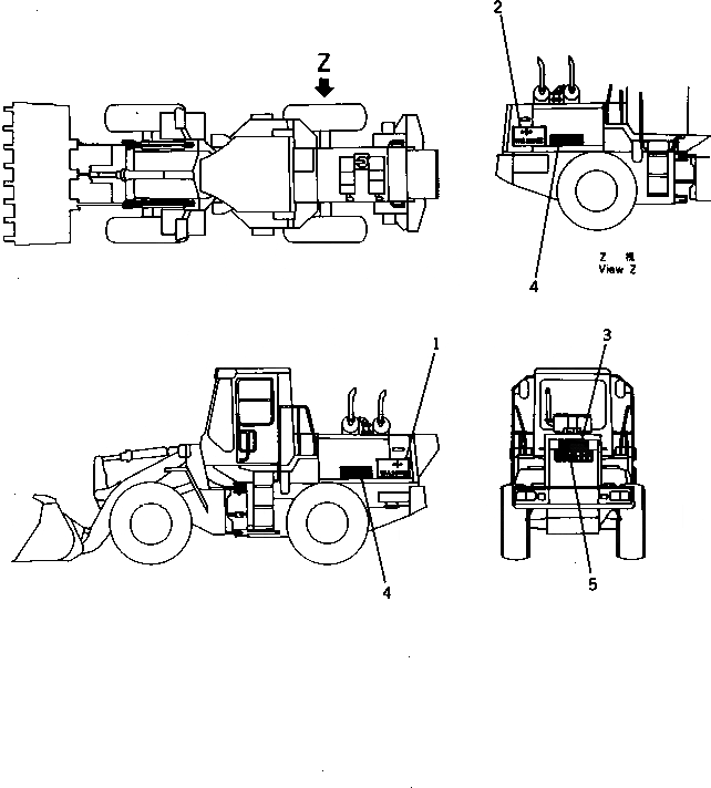 Схема запчастей Komatsu WA200-1 - NOISE ABATMENT ЧАСТИ (9/9)(№-) РАМА И ЧАСТИ КОРПУСА