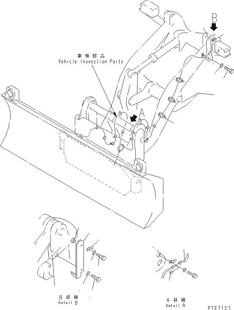 Схема запчастей Komatsu WA200-3-SN - ПЕРЕДН. НАВЕСН. ОБОРУД Э/ПРОВОДКА (С СОЕДИНИТ. УСТР-ВО S.P.A.P.) ЭЛЕКТРИКА