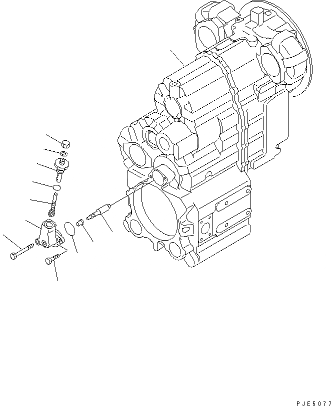 Схема запчастей Komatsu WA200-3-SN - ТРАНСМИССИЯ (ТРАНСМИССИЯ И КОРПУС) (С ТАХОГРАФОМ) ТРАНСМИССИЯ