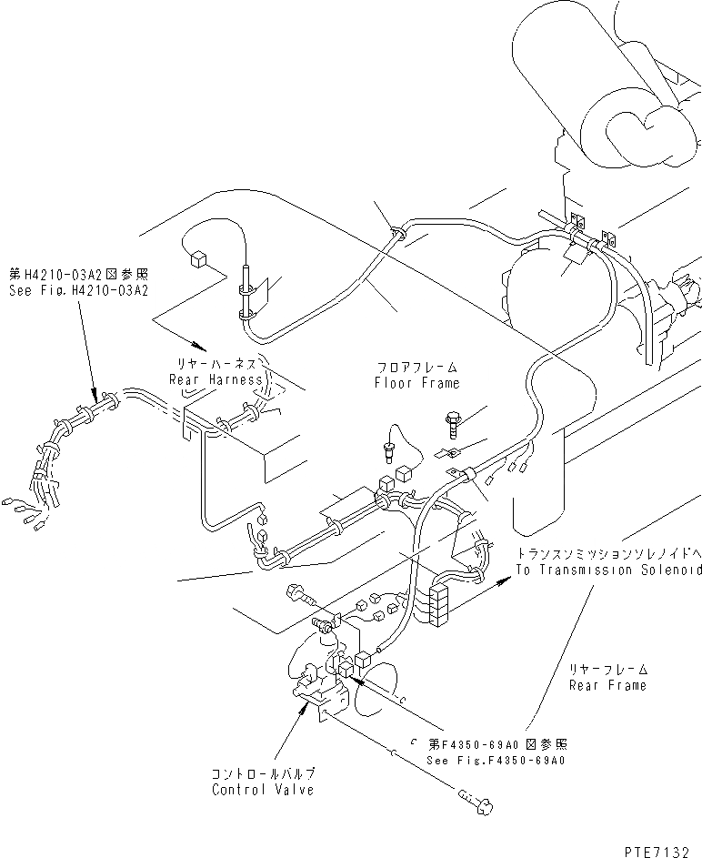 Схема запчастей Komatsu WA200-3-SN - ТРАНСМИССИЯ (ЭЛЕКТРИКА) (С СОЕДИНИТ. УСТР-ВО) ТРАНСМИССИЯ