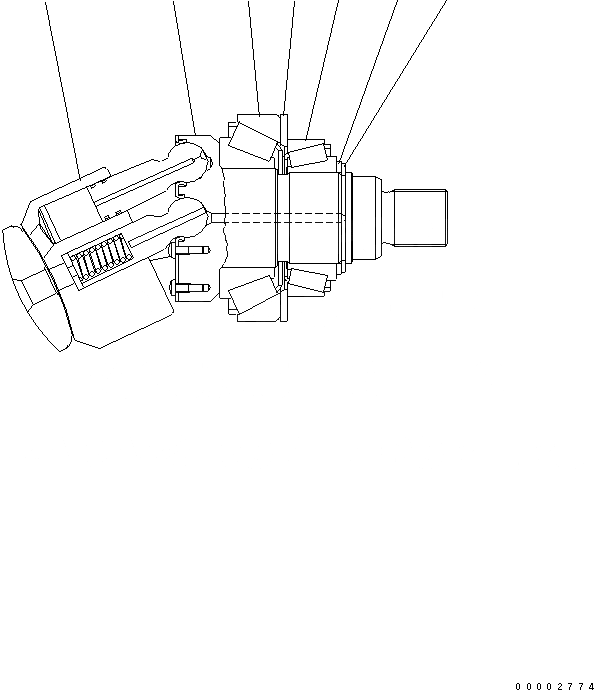 Схема запчастей Komatsu WA200-5 - МОТОР (/)¤ МОТОР (С ORIFICE) (/7) ОСНОВН. КОМПОНЕНТЫ И РЕМКОМПЛЕКТЫ