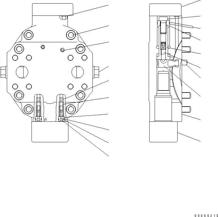 Схема запчастей Komatsu WA200-5 - МОТОР (С ORIFICE) (/7)(№99-) ОСНОВН. КОМПОНЕНТЫ И РЕМКОМПЛЕКТЫ