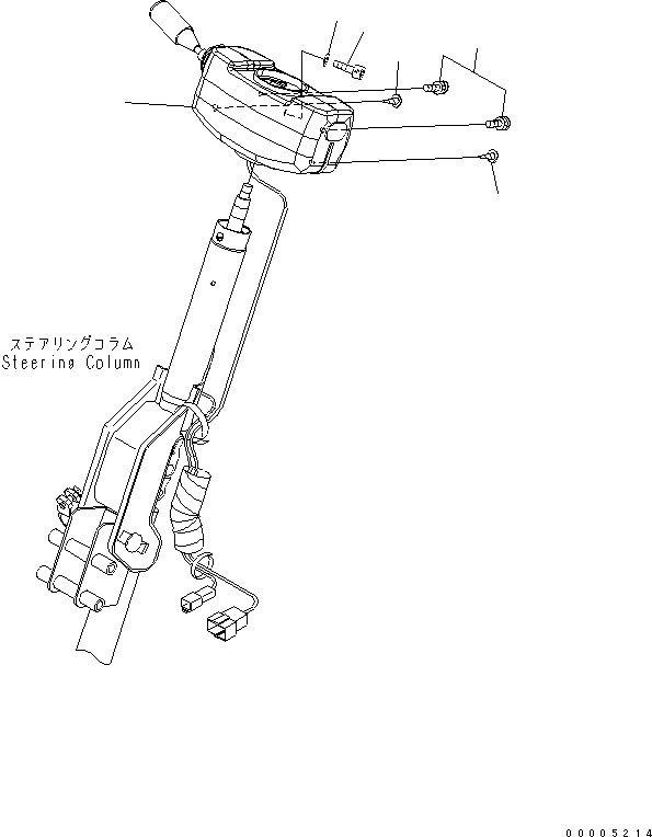 Схема запчастей Komatsu WA200-5 - УПРАВЛ-Е ТРАНСМИССИЕЙ КАБИНА ОПЕРАТОРА И СИСТЕМА УПРАВЛЕНИЯ