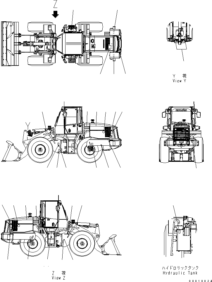 Схема запчастей Komatsu WA200-5-SN - МАРКИРОВКА МАРКИРОВКА