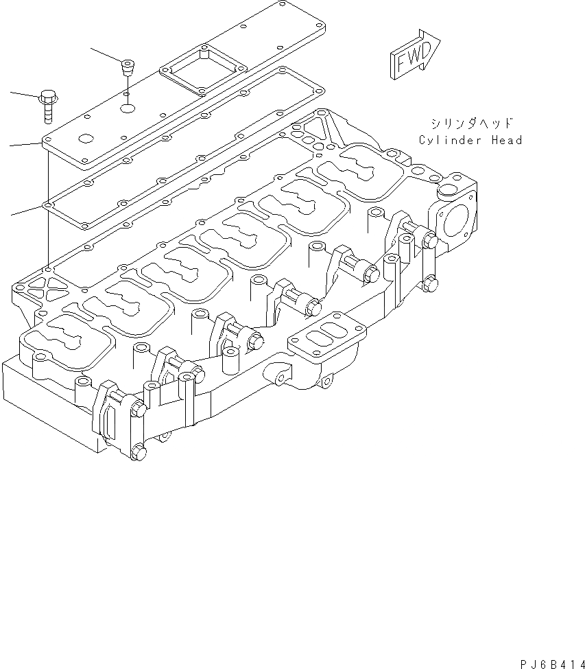 Схема запчастей Komatsu WA200-5 - ВПУСК ВОЗДУХА COVER AA ДВИГАТЕЛЬ