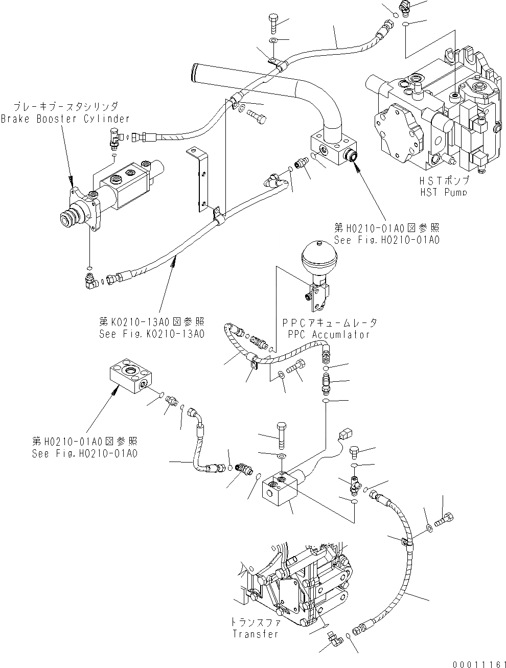 Схема запчастей Komatsu WA200-5 - INCHING УПРАВЛ-Е K OPERATORґS ОБСТАНОВКА И СИСТЕМА УПРАВЛЕНИЯ