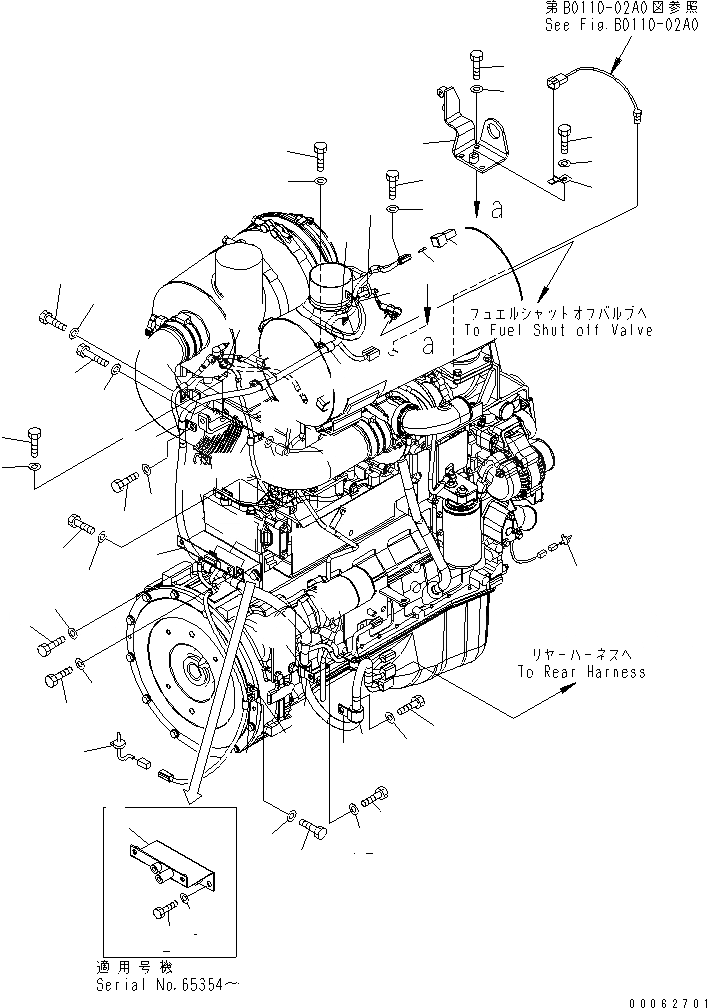 Схема запчастей Komatsu WA200L-5 - Э/ПРОВОДКА ДВИГАТЕЛЯ (/) (WIHT ОБОГРЕВАТЕЛЬ. И АНТИОБЛЕДЕНИТЕЛЬ) КОМПОНЕНТЫ ДВИГАТЕЛЯ