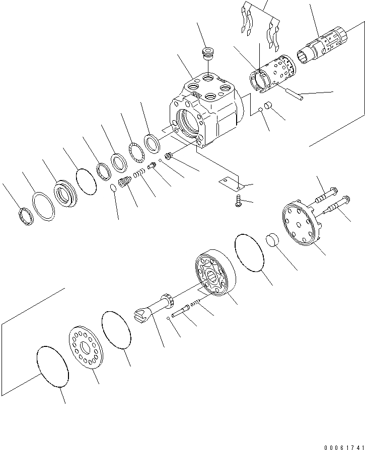 Схема запчастей Komatsu WA200L-5 - ORBITROL КЛАПАН (ВНУТР. ЧАСТИ) ОСНОВН. КОМПОНЕНТЫ И РЕМКОМПЛЕКТЫ