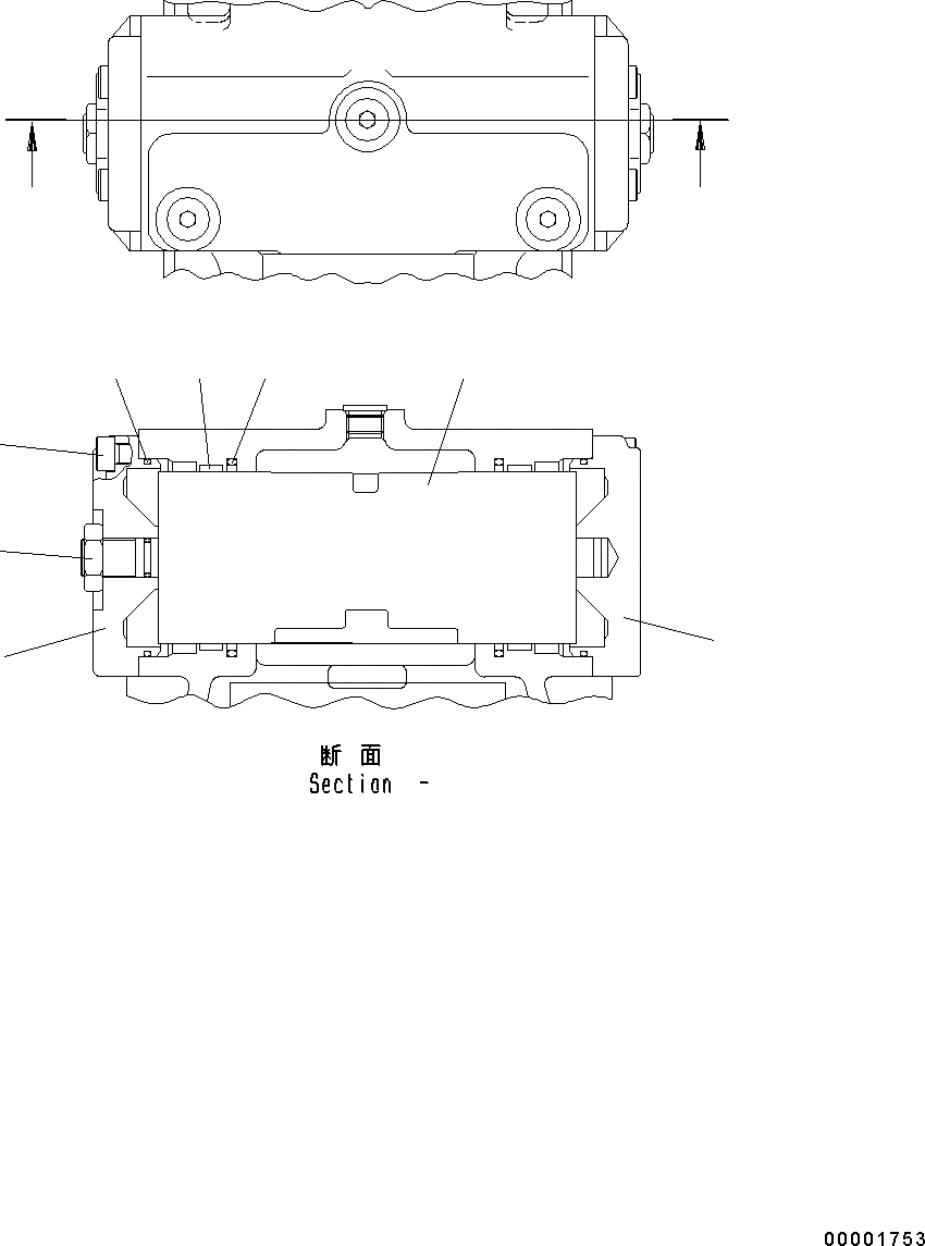 Схема запчастей Komatsu WA200PZ-6 - HYDROSTATIC ТРАНСМИССИЯ (ВНУТР. ЧАСТИ) (НАСОС) (/) F POWER TRANSMITTING СИСТЕМА