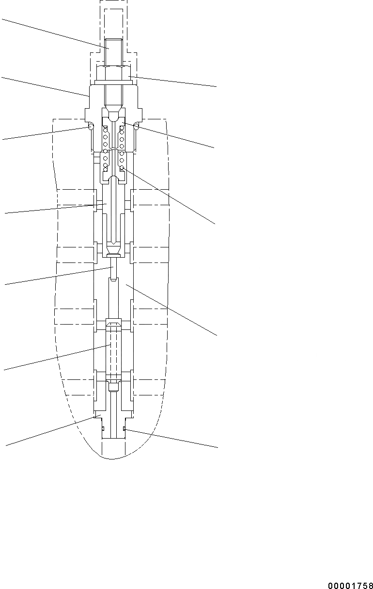 Схема запчастей Komatsu WA200PZ-6 - HYDROSTATIC ТРАНСМИССИЯ (ВНУТР. ЧАСТИ) (НАСОС) (8/) F POWER TRANSMITTING СИСТЕМА