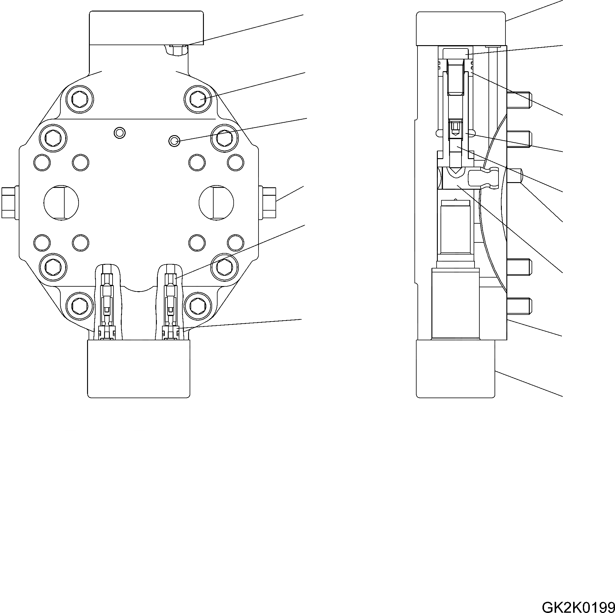 Схема запчастей Komatsu WA200PZ-6 - HYDROSTATIC ТРАНСМИССИЯ (ВНУТР. ЧАСТИ) (МОТОР ) (КМ/Ч) (/) F POWER TRANSMITTING СИСТЕМА