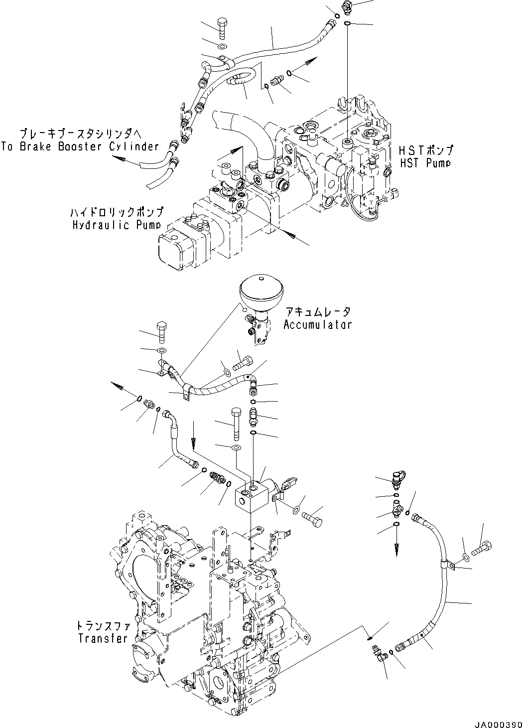 Схема запчастей Komatsu WA200PZ-6 - INCHING УПРАВЛ-Е K OPERATORґS ОБСТАНОВКА И СИСТЕМА УПРАВЛЕНИЯ