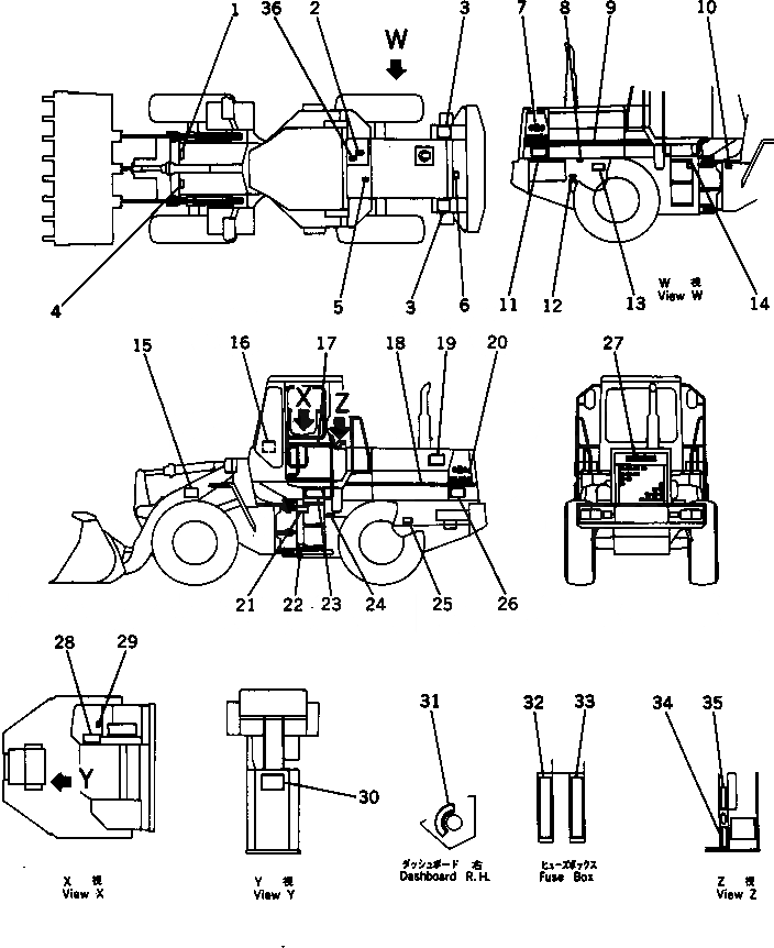 Схема запчастей Komatsu WA250-1 - MARK И PALTES (ГЕРМАН.) (TBG/ABE СПЕЦ-Я.) СПЕЦ. APPLICATION ЧАСТИ