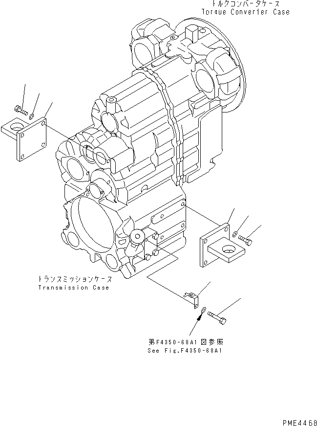 Схема запчастей Komatsu WA250-3 - ТРАНСМИССИЯ (НАВЕСН. ОБОРУД.) (/) (ДЛЯ ЭКСТРЕННОГО УПРАВЛЕНИЯ)(№-(78)) СИЛОВАЯ ПЕРЕДАЧА